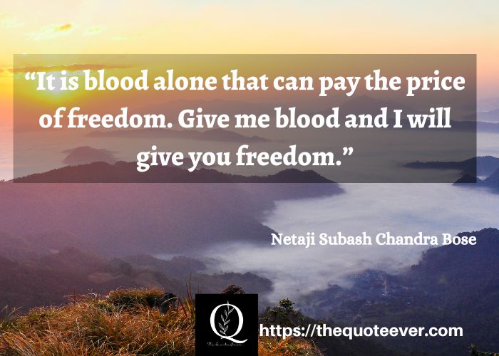 25 Best quotes of Subhash Bose-2